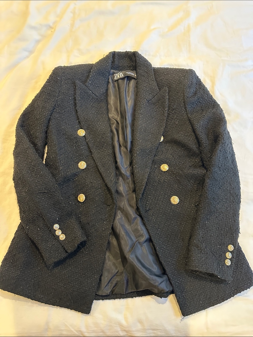 Zara tweed blazer size XS